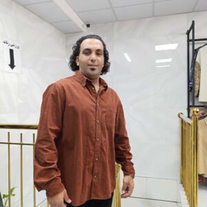 پیراهن مخمل کبریتی مردانه کد 20132