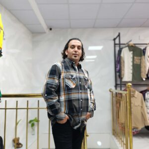 پیراهن چهارخانه پاییزه کد20103