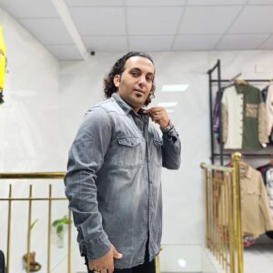 پیراهن جین کاغذی کد20101