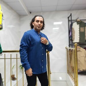 پیراهن جین مردانه کد 20145