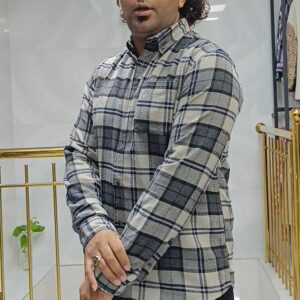 پیراهن پشمی پاییزه مردانه کد 20134