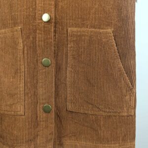 پیش بندی مخمل کبریتی دخترانه کد15941