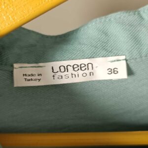 شومیز مانتویی زنانه آستین فانوسی کد13416