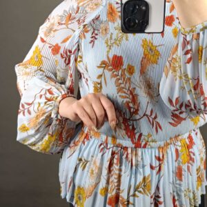 شومیز حریرمجلسی پلیسه کد13439