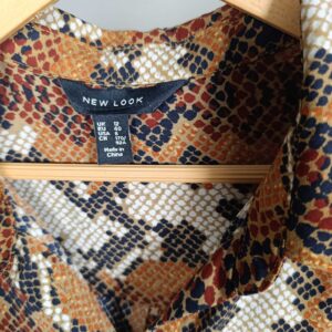 شومیز مانتویی کرپ زنانه کد 13489