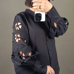 شومیزمجلسی لینن زنانه کد 13505