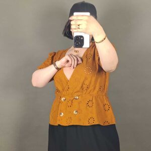 شومیز مجلسی خامه دوزی کد 13512